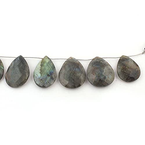 Labradorite briolettes pour créer vos colliers bohèmes chics d'été, pierres LKBEADS SB4185