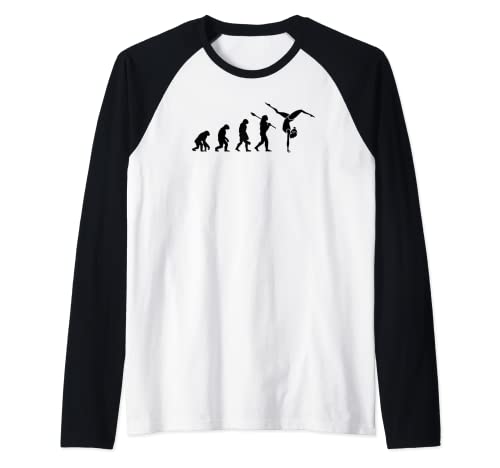 Regalo de gimnasia artística Camiseta Manga Raglan