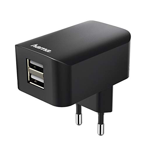 Preisvergleich Produktbild Hama 00181512 Ladegerät für Mobilgeräte Innenraum Schwarz - Ladegeräte für Mobilgeräte (Innenraum, USB, 5 V, Schwarz)