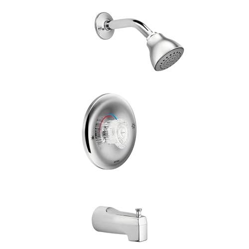Moen 2363 Chrome Posi-Temp(R) Tub/Shower miniatura 1