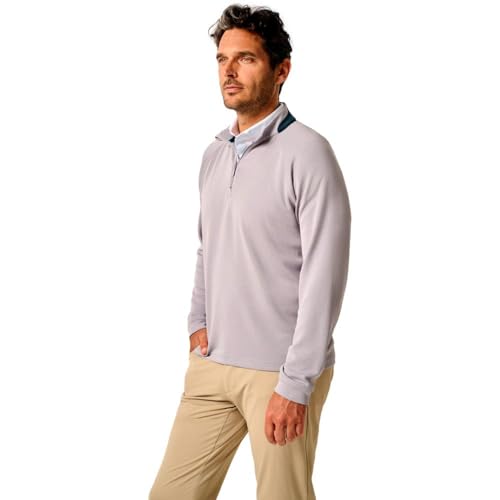 johnnie-O Men's Griggs Performance 1/4 Zip Pullover, Seal4