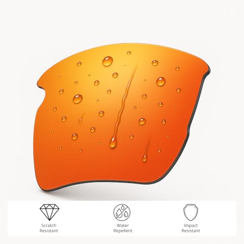 Image of Dynamix Polarized Replacement Lenses for Oakley Half Jacket 2.0 XL | Easy To Install | Fit Perfectly | Fire Red