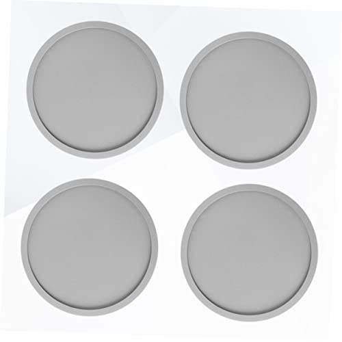 BESTonZON 4 Pçs Porta-Copos De Café Porta-Copos De Mesa Para Bebidas Porta-Copos Branco Porta-Copos