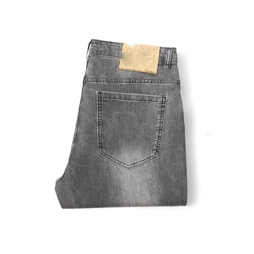 Men's Slim Straight Stretch Jeans Regular Fit Denim Pants Casual Summer Trousers for Daily Wear4