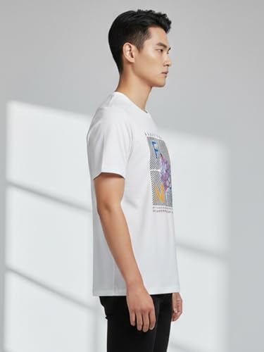 Image of Dollar Men's Pack of 1 Printed Non Zipper Round Neck T-Shirt