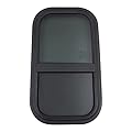 ZAWAYINE RV Window 12" W x 22" H,Tiny House Vertical Slider Window For Cargo Trailer,Vintage Technologies RV Windows For Vertical Sliding Replacement Glass &Trim Set(for 2" walls,Not 1 1/2 " walls)