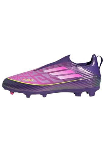 Chaussure de football F50 League enfant sans lacets, l'alliance de la vitesse et de la précision