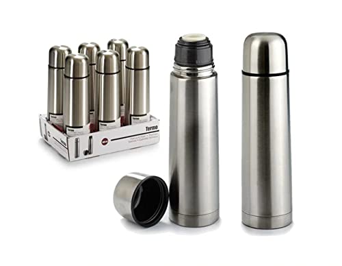 AR Kitchen Thermos - Botella de acero inoxidable de 350 ml con tapón de rosca para bebidas de viaje Cover