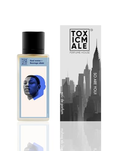 Image of TOXICMALE Cool water + Sauvage elixir | Perfect Long lasting Men's perfume for Office & Daily use | perfumes for men | Gift for him | TMA16 | 50 ml perfume | TM Perfume House
