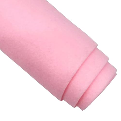 Ice Fabrics Craft Felt Fabric by The Yard - 72" Wide & 1.6mm Thick Acrylic Felt - Soft and Durable Baby Pink Fabric for DIY Arts & Crafts, Decorations and More - 2 Yards Baby Pink