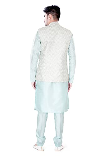 Tathastu Mens Nehru Jacket Kurta Pajama Set4