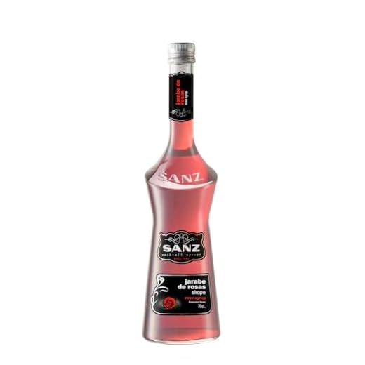 Sanz Rosensirup aus natürlichem Rosenblätter-Extrakt, alkoholfrei, 0,7l