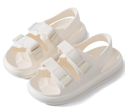 Happy Cherry Baby Boy's Girl's Toddler Leather Non-Slip Closed Toe Soft Sole Casual Sandal Shoes