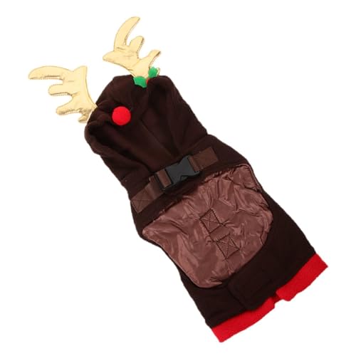 Disfraz de Navidad para Perro Hemoton Talla M Café