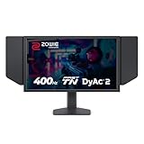 BenQ Zowie XL2566X+ | 24.1 | Fast TN 400Hz Gaming Monitor for Esports | Motion Clarity DyAc2 | 1080p | XL Setting to Share | Shielding Hood | New Industrial Grade Ball Bearing Height Adjustment