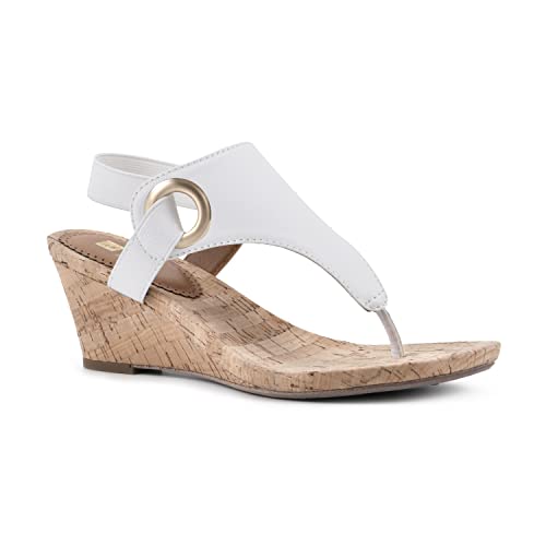 Image of WHITE MOUNTAIN Women's Aida Cork Wedge Sandal