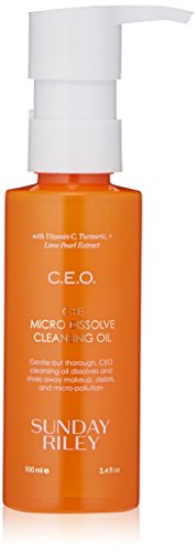 Sunday Riley C.E.O. C Plus E Micro-Dissolve Cleansing Oil, 3.4 Fl Oz