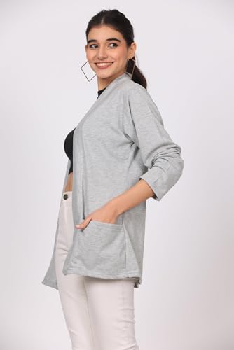 Image of Women's Cotton Shrugs with Pockets, Summer Shrugs for Ladies, Pack of Two