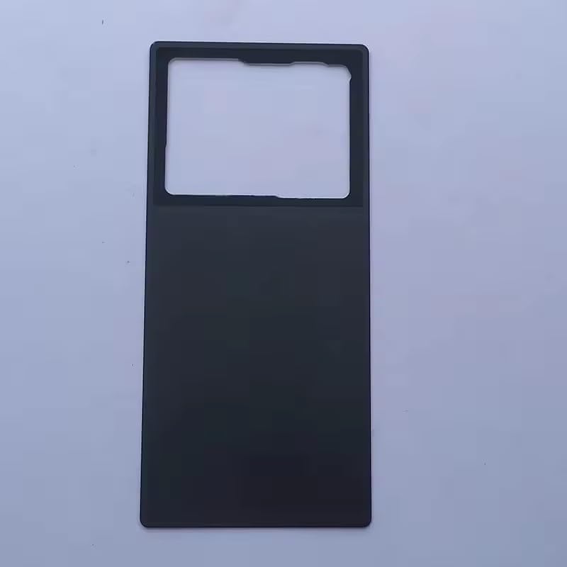 YOOOKOOO Compatible Rear Back Cover for ZTE Nubia Z70 Ultra – Battery Door Housing Replacement Part (Black with Lens)