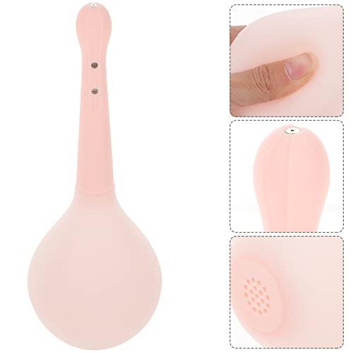 Beavorty Lâmpada de enema de silicone, lavadora vaginal, à prova de vazamento, para mulheres e homen