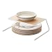 YAMAZAKI home Tosca Dish Riser, White, Small
