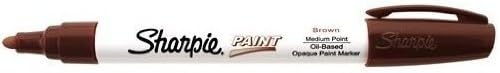 Sharpie Oil-Based Paint Marker, Fine Point, Brown (35538)