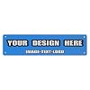 Custom Signage Street Plate Signs Bar Cafe Restaurant Shop Decor Personalize Customize Any Text HERE Sign Chic Indoor/Outdoor DoderBlue 16x4
