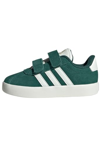 Adidas VL Court en taille 20 chaussure basse enfant mixte coloris vert gold