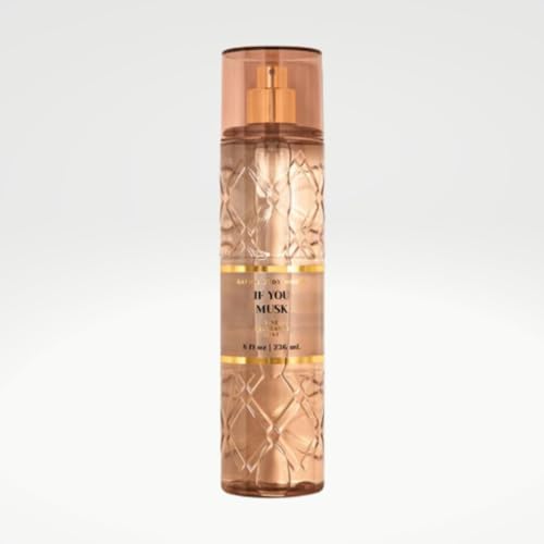 Bath Body Works Fine Fragrance Mist IF YOU MUSK 8oz Body Spray Mist Bottle