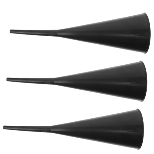 Entonnoirs à huile automobile et essence : lot de 3 entonnoirs plastiques avec bec verseur