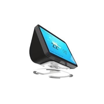 Base Suporte Ajustável Compatível Com Alexa Echo Show 8 (Branco)