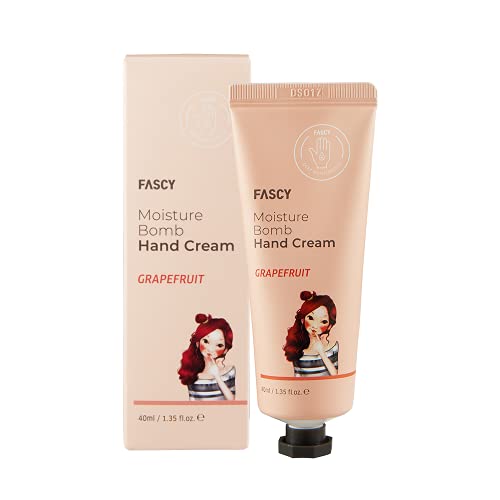 Fascy Scented Moisturizing Hand Cream Grapefruit, Anti-Wrinkle Hand Cream, Travel Size Moisturizing Lotion, Hand Cream For Dry Cracked Hands, Hand Moisturizing Lotion 1 Set | 1.4Floz #TOP3