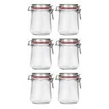 [Vielseitig einsetzbar] Perfekt für Vorräte wie Mehl, Zucker, Reis, Müsli, aber auch für Marmeladen, fermentierte Lebensmittel oder Eingelegtes.