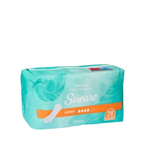 Paquete de 2 compresas suaves sin alas