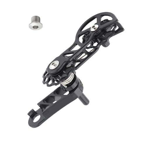 Oxxggkao Single Speed Mountain Bike Chain Tensioner 11T Guide Roller Cycling Double Spring Chain Guide Bike Protectors Easy to Use