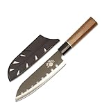 Mr Tazoi 8 Inch Stainless Steel Sushi Chef Knife - Japanese...