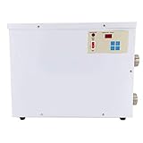 HOTSTORE 15KW 220V Premium Quality Water Heater Thermostat Swimming Pool Thermostat SPA Bath Portable Pool Heater Electric Water Heater Thermostat Heater
