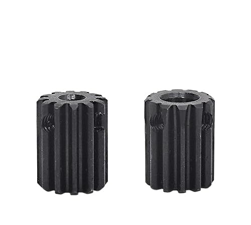 Bevel Gear Pinion Hardware Mechanical 1pcs 1M Spur Gear 10T/12T/14T Carbon Steel Motor Gear Bore Size 4/5/6/6.35/7mm Transmission Accessories(1M 12T Bore 6.35mm)