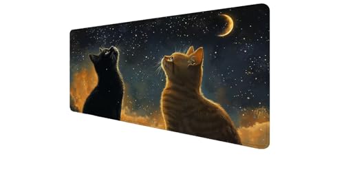 Tapis de souris XXL gaming antidérapant avec base caoutchouc ordi