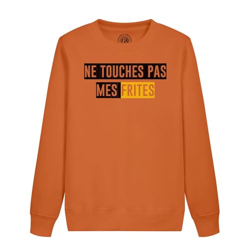 Sweatshirt enfant Humour Frites en coton doux premium pour fille et garçon