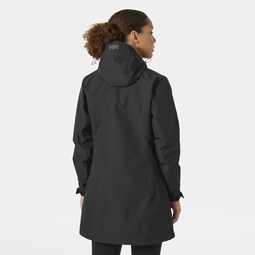 Evita mojarte con Helly Hansen W Long Belfast Jacket abrigo largo impermeable 7