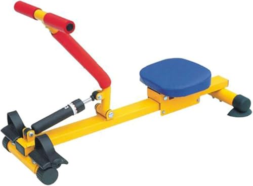 Kids Rowing Machine, Hydraulic Resistance Monorail Home Rower Multi-Gym for