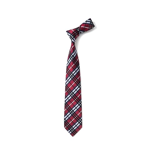 Image of Men's Tie Set with Pocket Square, Cufflinks and Gift Box | 100% microfiber; tie 59 x 3.15 in; square 10 x 10 in; gift box included