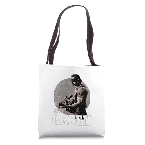 Bolso tote con foto de guitarra Riley Green miniatura 1