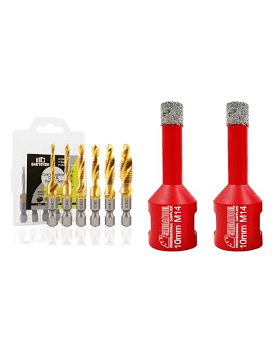 Forets et tarauds combinés et forets diamant SHDIATOOL pour perçage net