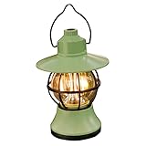WHAMVOX Handheld Zeltlampe Campinglampe Batteriebetrieben Grün Vintage Stil Tragbar Energiesparend Für Outdoor Wandern Picknick