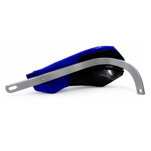 Image of Universal Motorcycle Hand Guard Wind Protector | Durable ABS Handguards for All Bikes Model (Black /Blue)