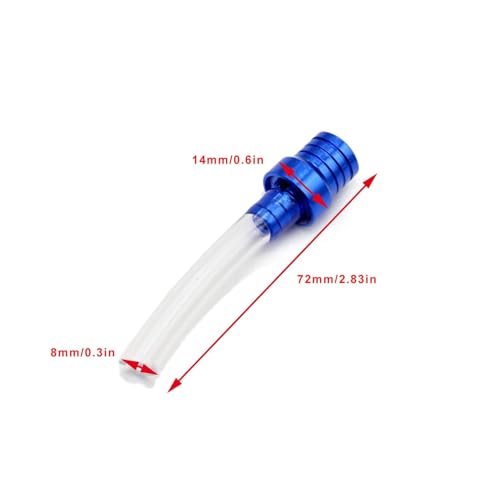 Image of PRO BAT 10 Pack Two-way Motorcycle Fuel Tank Air Vent Gas Cap Oil Vent Breather Hose Tube Gas Tank Cap Vent for Dirt Bike Pit Bike ATV All Factory CRF XR CR All Quads All Off-road Motorcycle, Blue