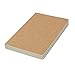 3 Pack Travel Journal Notebook for Travelers or School - Kraft Brown Soft Cover - 5.5” x 8.25” - 96 Blank Pages with 48 Sheets