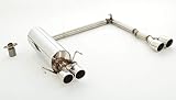 Bj. 98-2004 CC/Fließheck Friedrich Motorsport Duplex Sportauspuff, Duplex Endschalldämpfer, Duplex Sportendschalldämpfer - 971150D-X - Endrohr frei wählbar - Material: Edelstahl - Set mit Parkscheibe